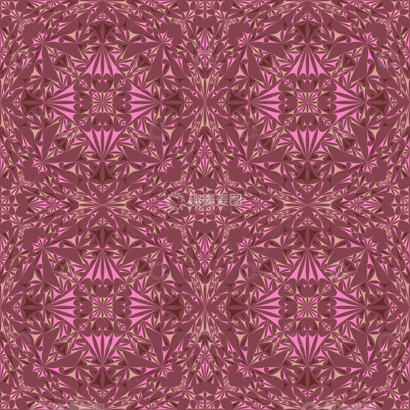 源文件下载【趣麦麦图】对称星形渐变图案