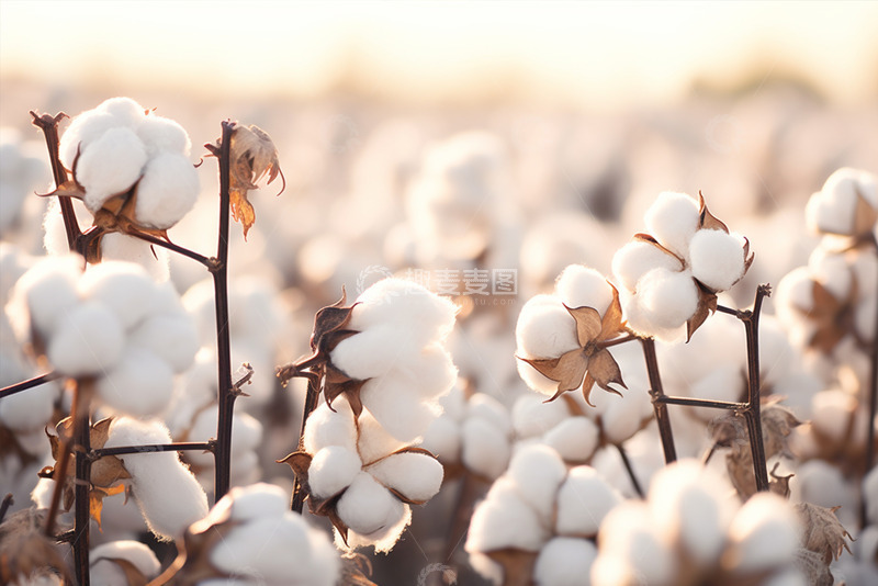 高清大图下载【趣麦麦图】一片棉花地摄影