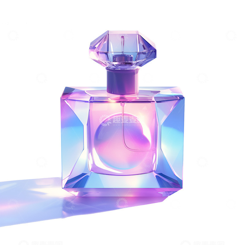 高清大图下载【趣麦麦图】卡通简约一瓶香水