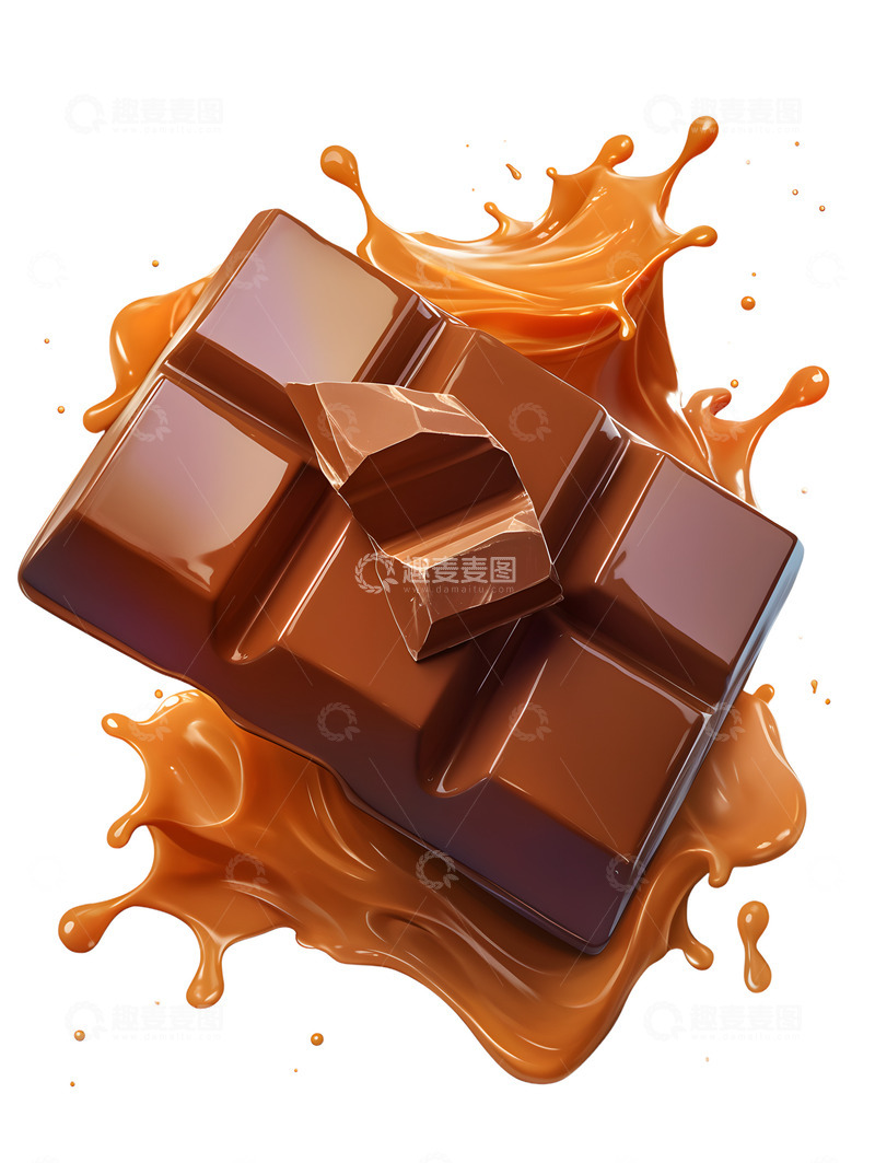 高清大图下载【趣麦麦图】美味的巧克力美食食品