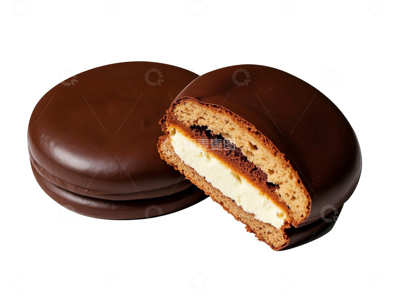 高清大图下载【趣麦麦图】巧克力派摄影素材