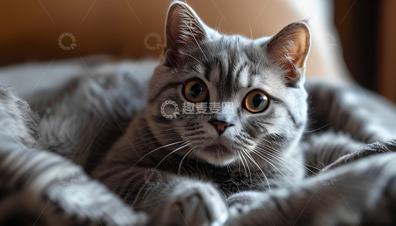 高清大图下载【趣麦麦图】动物可爱猫咪