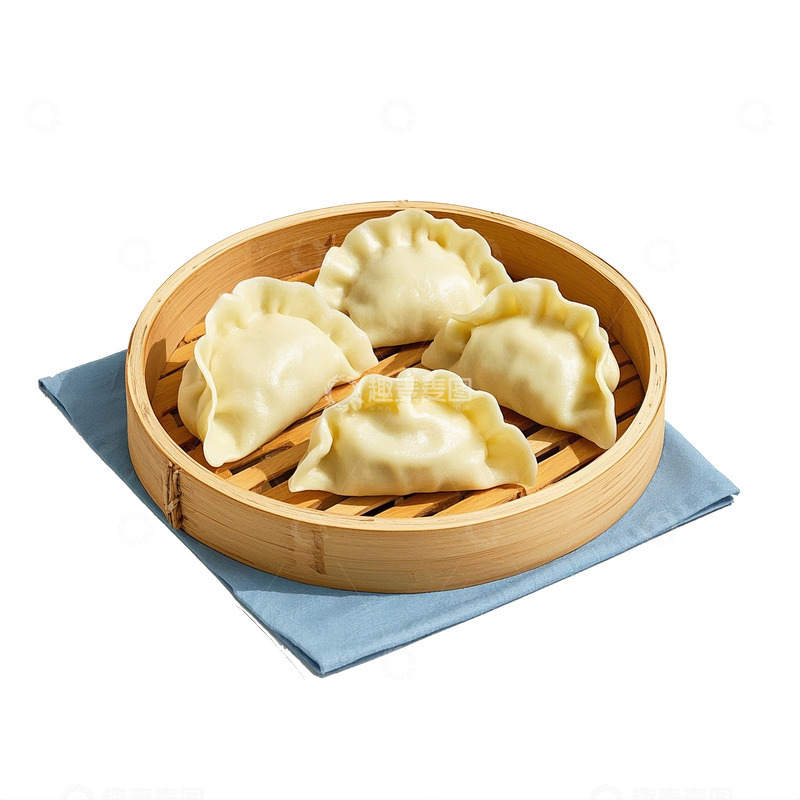 高清大图下载【趣麦麦图】一屉饺子设计素材