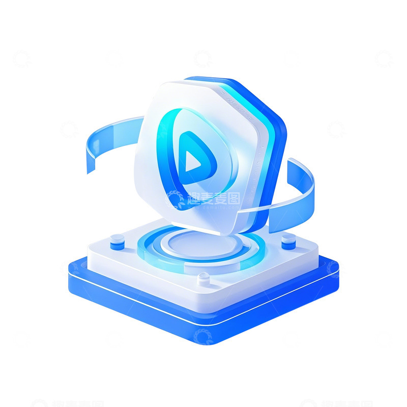 高清大图下载【趣麦麦图】立体3d科技icon图标素材3