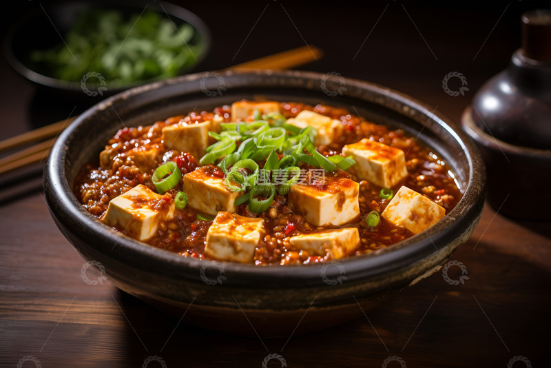 高清大图下载【趣麦麦图】麻婆豆腐美食摄影