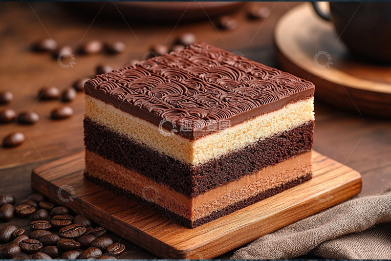 高清大图下载【趣麦麦图】提拉米苏美食糕点摄影图