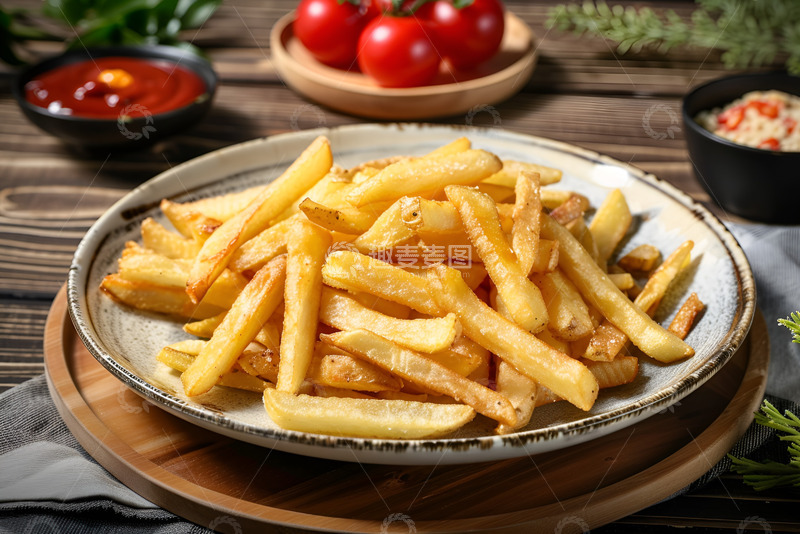 高清大图下载【趣麦麦图】炸薯条小吃美食