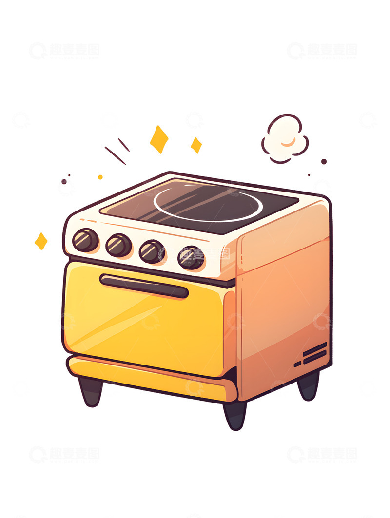 高清大图下载【趣麦麦图】电烤炉厨房家电