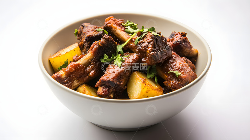 高清大图下载【趣麦麦图】土豆烧排骨家常菜