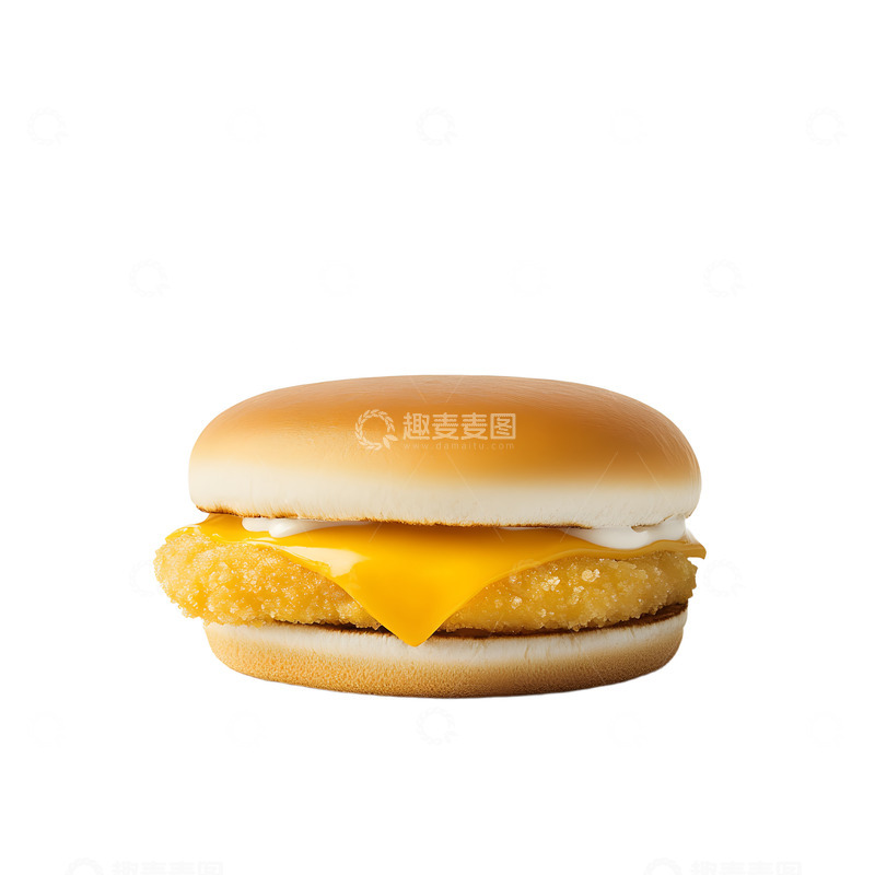 高清大图下载【趣麦麦图】芝士汉堡美食快餐