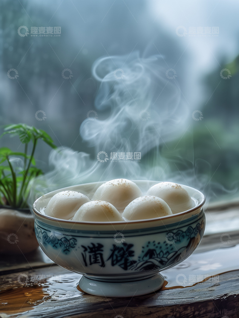 高清大图下载【趣麦麦图】元宵节汤圆摄影图