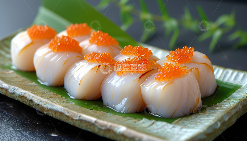 高清大图下载【趣麦麦图】鱼块鱼籽白色