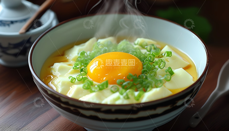 高清大图下载【趣麦麦图】鸡蛋蒸蛋美食