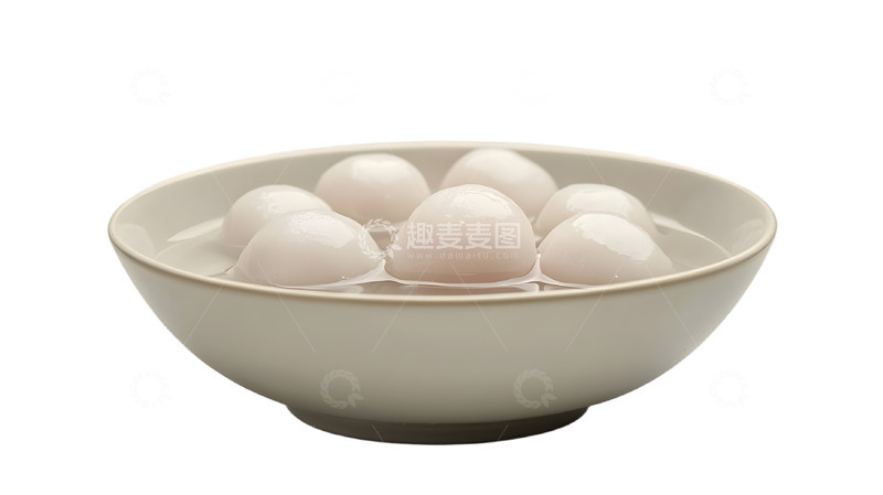 高清大图下载【趣麦麦图】-一碗美味的汤圆元宵