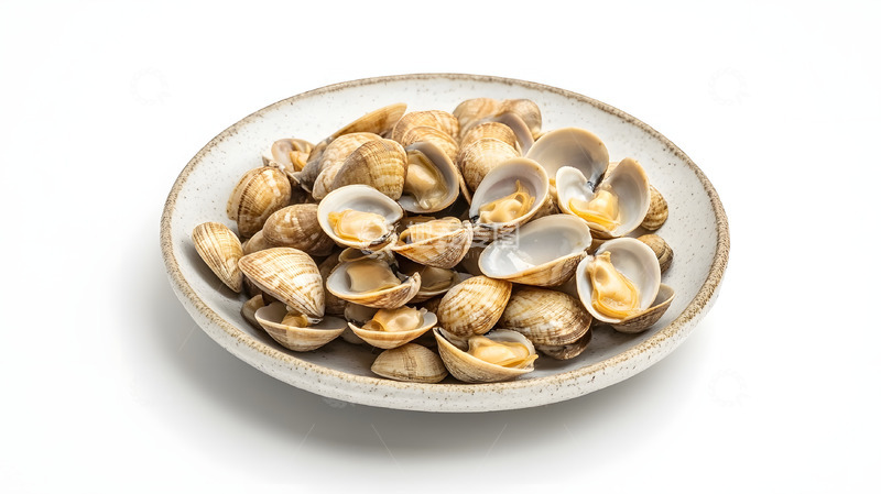 高清大图下载【趣麦麦图】美味的炒花蛤