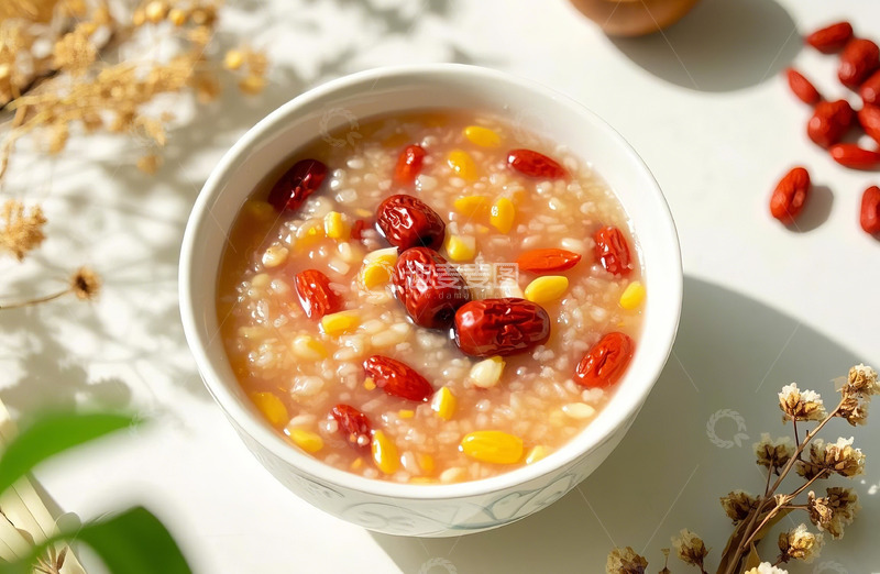 高清大图下载【趣麦麦图】腊八粥摄影素材