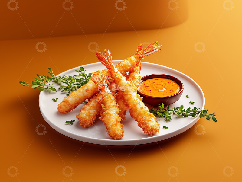 高清大图下载【趣麦麦图】炸虾尾摄影素材