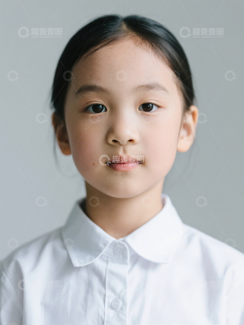 高清大图下载【趣麦麦图】简约清新少女肖像写真