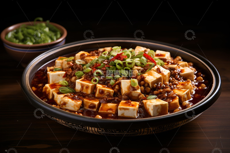 高清大图下载【趣麦麦图】麻婆豆腐美食特写
