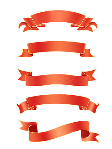 中式边框国潮中国风红色复古边框装饰标题