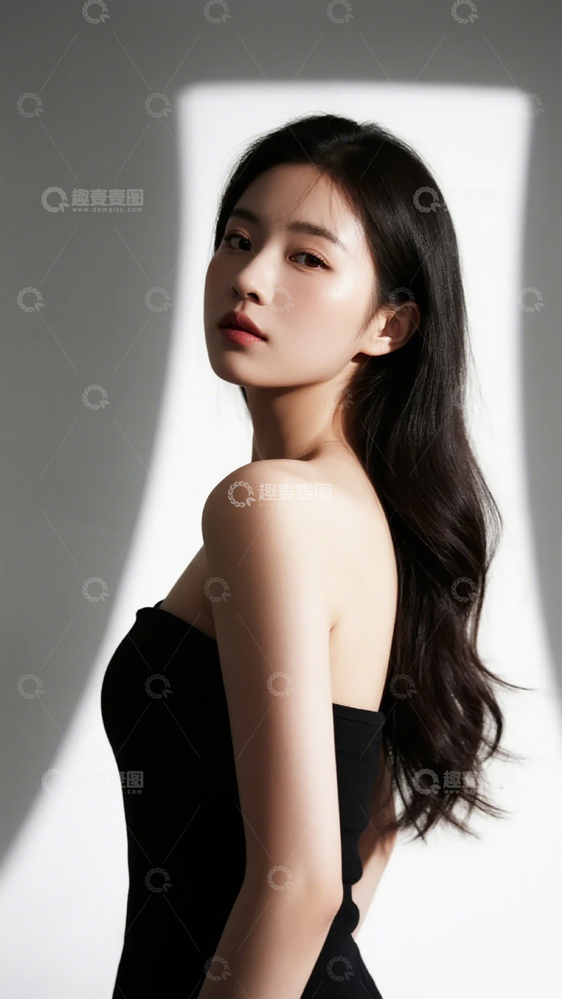 高清大图下载【趣麦麦图】光影艺术女性人像摄影