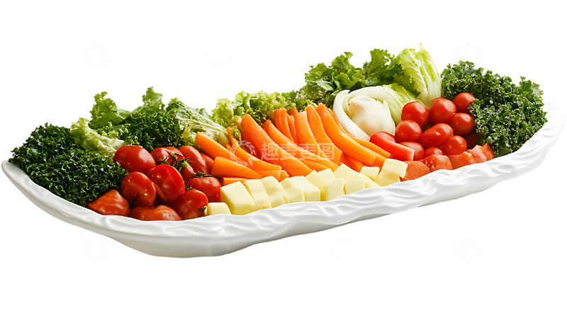 高清大图下载【趣麦麦图】一盘蔬果拼盘