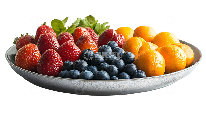 高清大图下载【趣麦麦图】一大盘水果美食