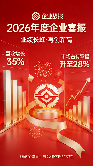 企业红报2026年度辉煌成绩