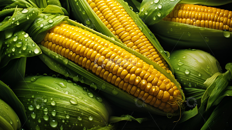 高清大图下载【趣麦麦图】黄色玉米蔬菜
