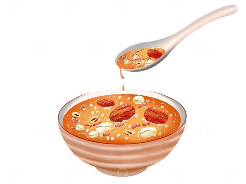 源文件下载【趣麦麦图】腊八粥元素素材