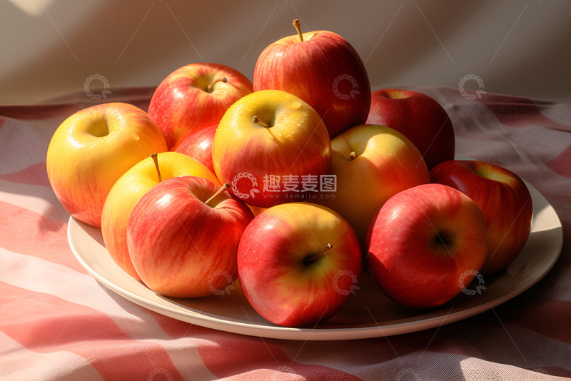 高清大图下载【趣麦麦图】新鲜的红苹果