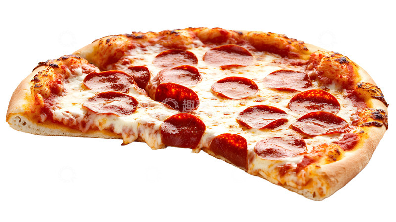 高清大图下载【趣麦麦图】一大片披萨美食
