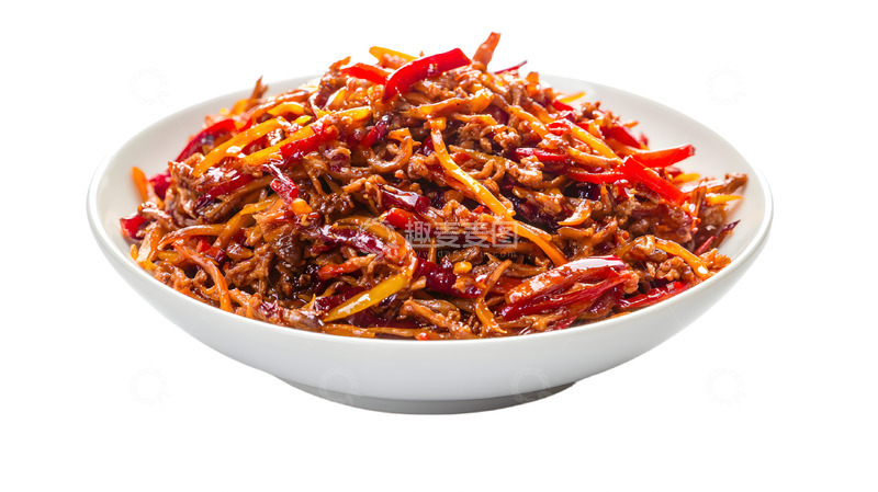 高清大图下载【趣麦麦图】美味的辣椒肉丝