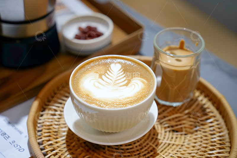 高清大图下载【趣麦麦图】拉花咖啡热饮