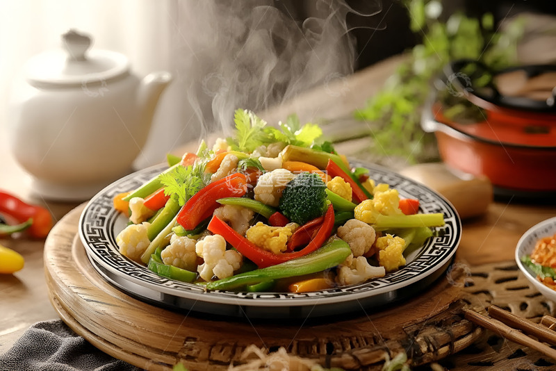 高清大图下载【趣麦麦图】蔬菜杂烩炒菜