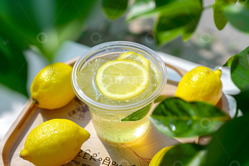 高清大图下载【趣麦麦图】柠檬水果茶饮品摄影