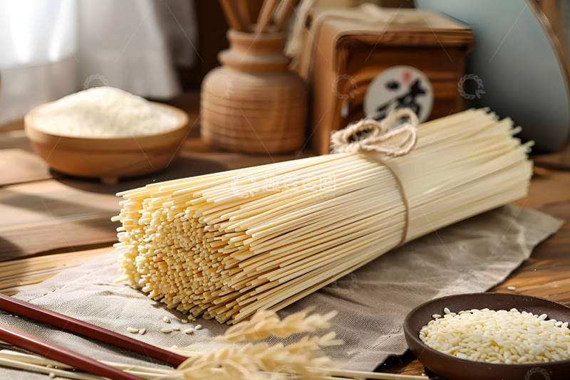 高清大图下载【趣麦麦图】一捆干面放置在桌面