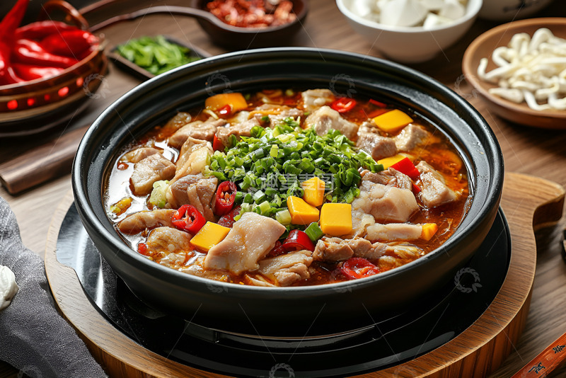 高清大图下载【趣麦麦图】麻辣水煮肉片