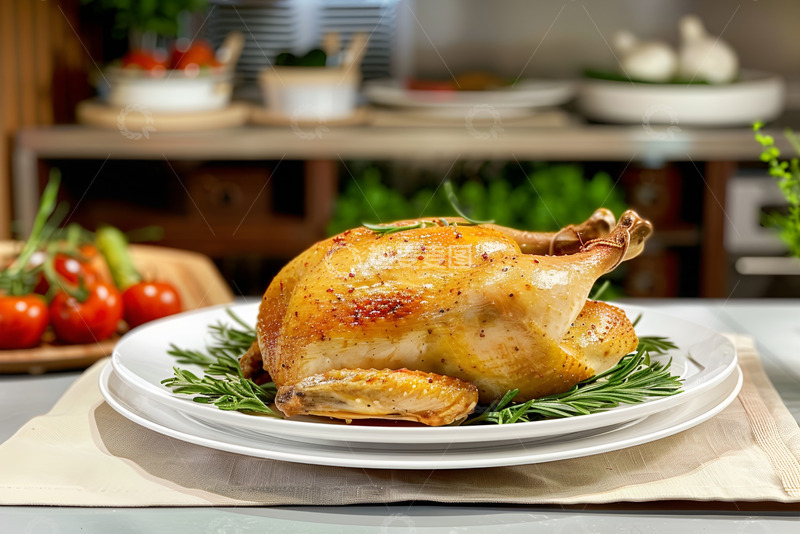 高清大图下载【趣麦麦图】美味的烤鸡肉摄影