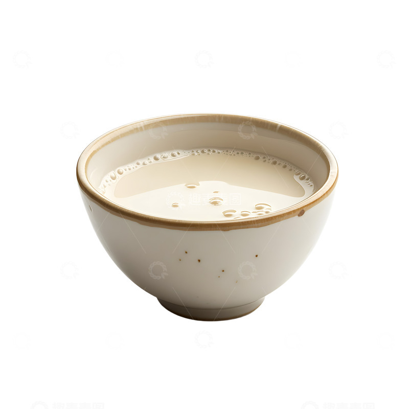 高清大图下载【趣麦麦图】一大碗豆浆早餐