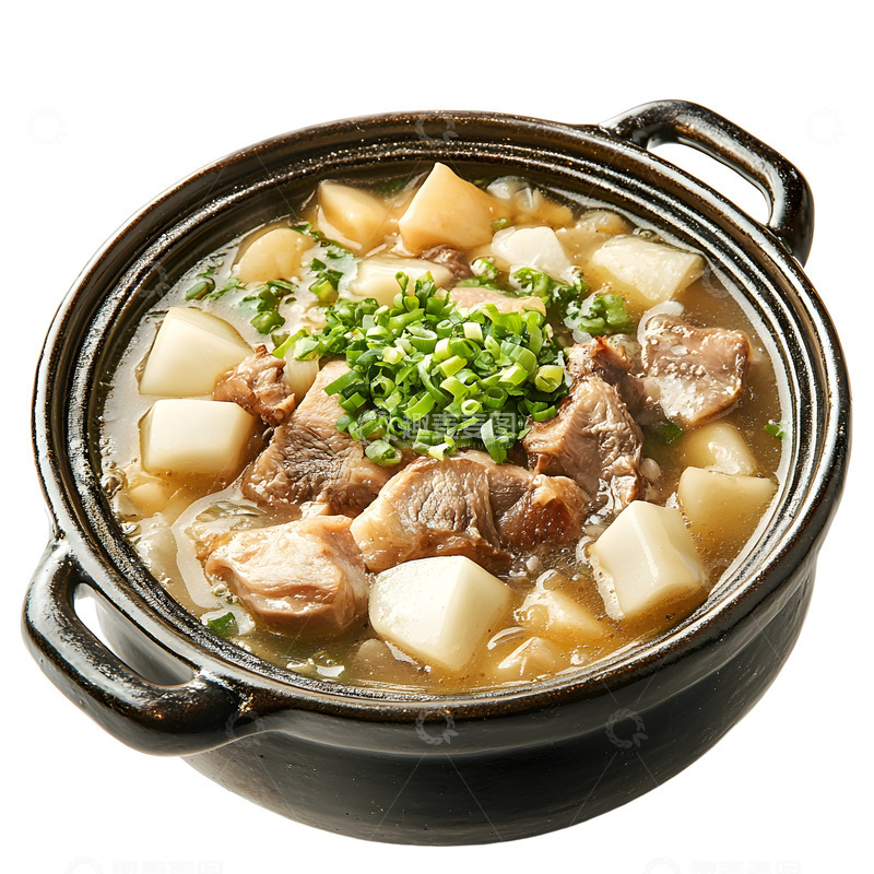 高清大图下载【趣麦麦图】美味的酸萝卜老鸭汤