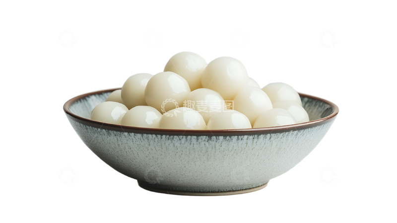 高清大图下载【趣麦麦图】一大碗小汤圆