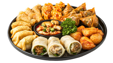 一大盘点心拼盘