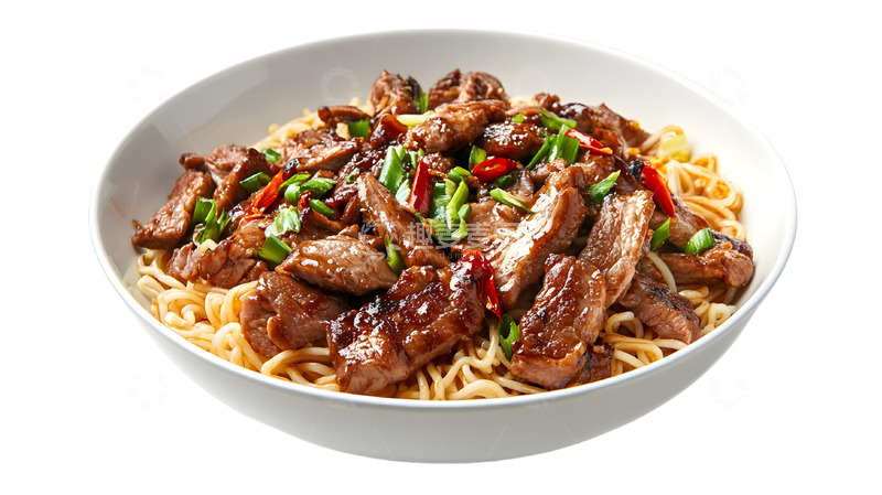 高清大图下载【趣麦麦图】牛肉拌面美味
