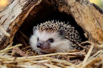 洞穴里的小刺猬