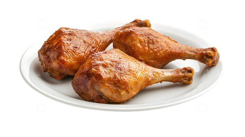 高清大图下载【趣麦麦图】一大盘鸭腿美食