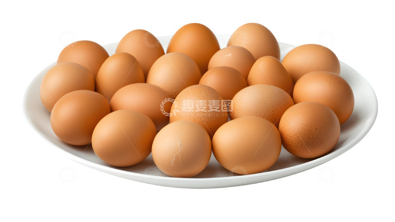 高清大图下载【趣麦麦图】一大盘鸡蛋美食