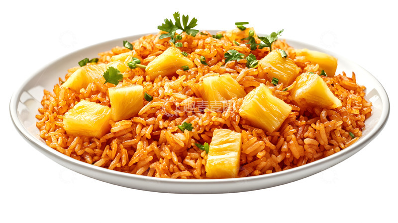 高清大图下载【趣麦麦图】美味的菠萝炒饭