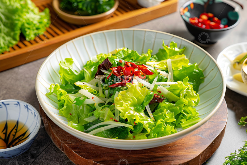 高清大图下载【趣麦麦图】一盘蔬菜沙拉