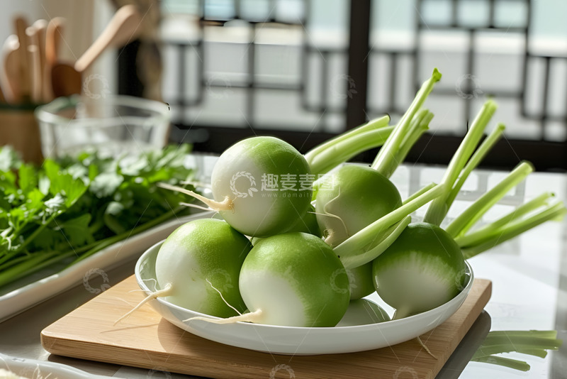 高清大图下载【趣麦麦图】一盘新鲜的萝卜